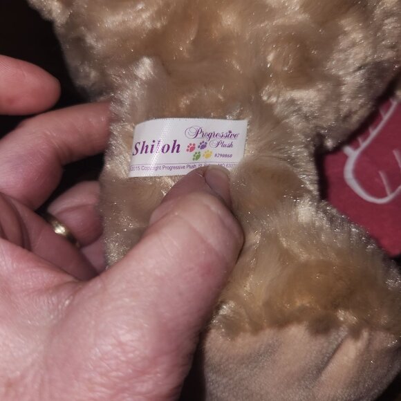 Shiloh Plush Teddy Bear With Pink Bow & Angel Wings - Picture 4 of 4